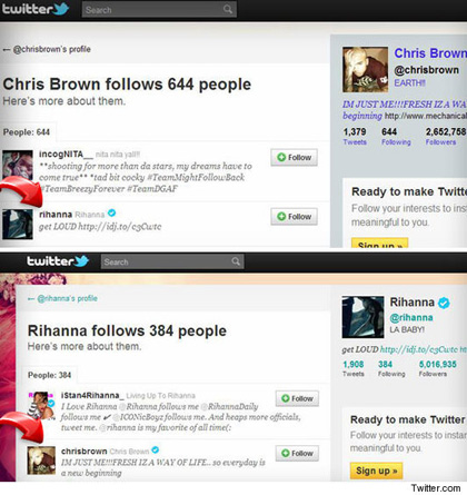 Chris Brown And Rihanna Reconnect On Twitter