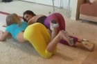 Two Ladies Sexy Workout